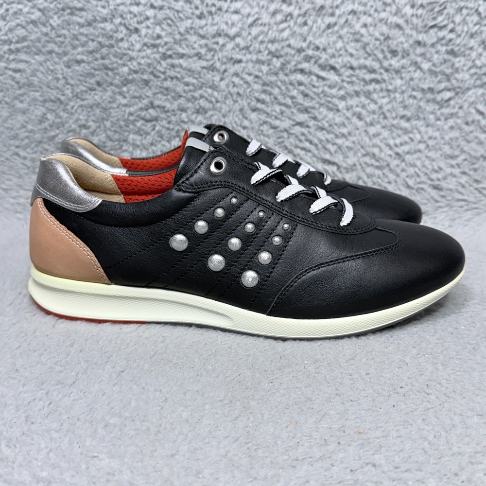 Ecco Street Evo One Womens Size 37 US 6-6.5 Golf Shoes Sneakers Black Fire